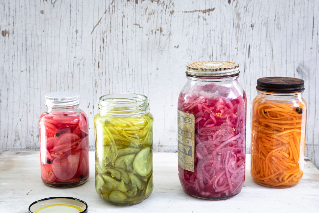 Kombucha Pickled Vegetables