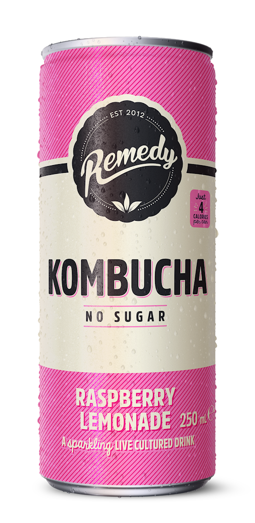 Remedy Kombucha Raspberry Lemonade