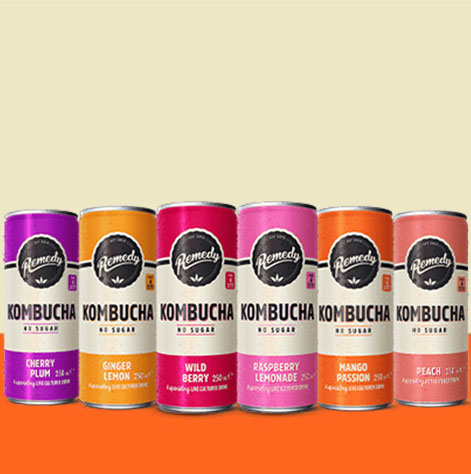 Remedy Kombucha Rainbow Mixed Pack - 12