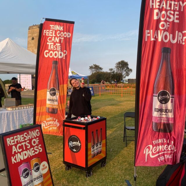 SPOTTED! Remedy Roadies handing out FREE bevvies year 'round.

Where should we send the team next? 🤔